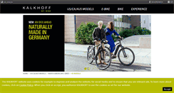 Desktop Screenshot of kalkhoff-bikes.com